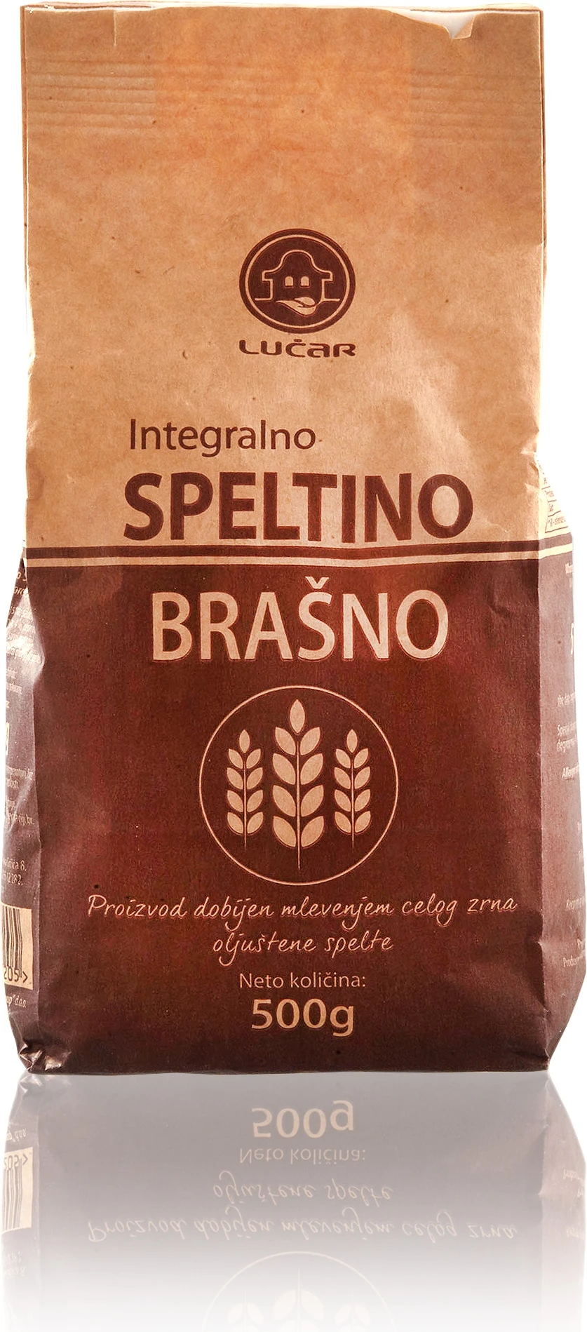 Integralno speltino brašno 500 g Lučar